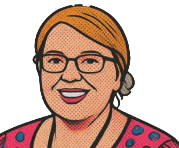 pop art image of volunteer Jemma